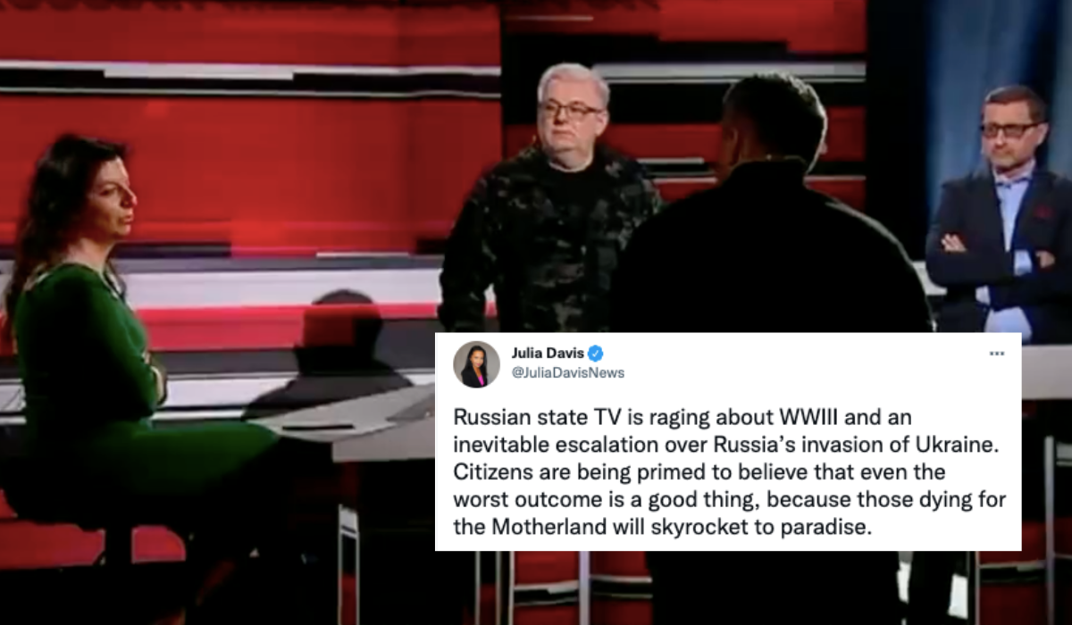 Rosyjscy propagandyści o wojnie jądrowej: my pójdziemy do nieba, a oni po prostu znikną