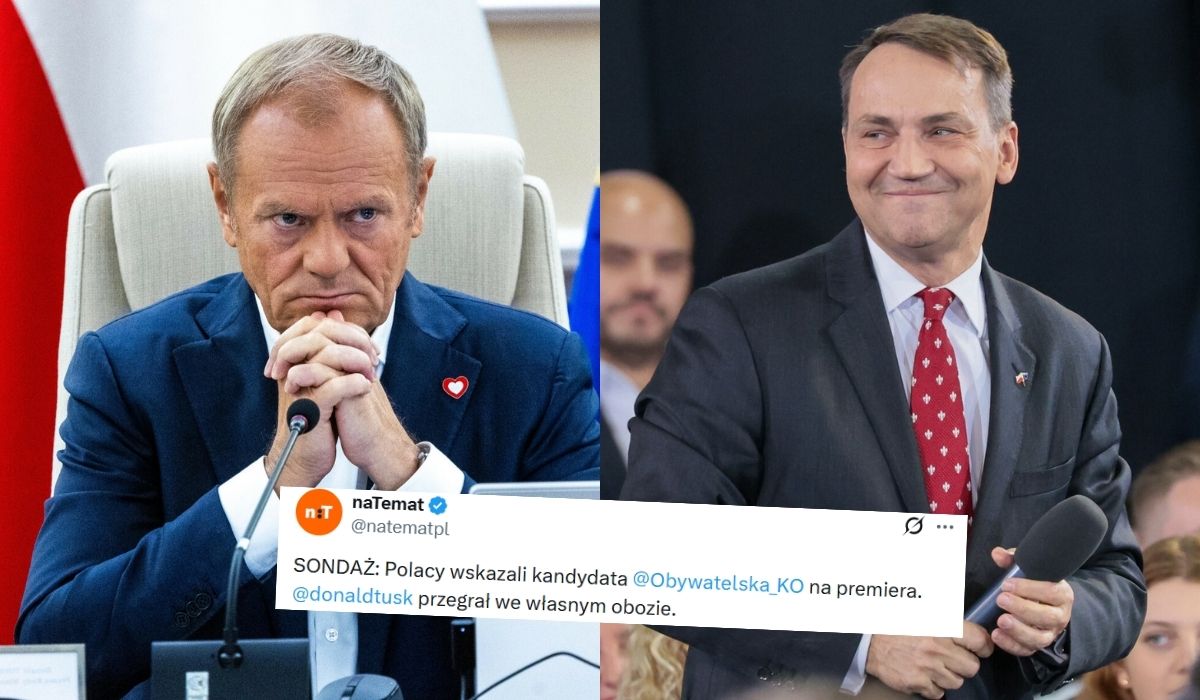 Sondaż: Sikorski wskazywany jako najlepszy kandydat KO na premiera, prześcignął Tuska