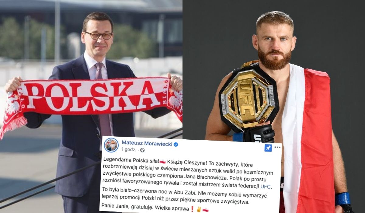 Premier zachwycony, jak Błachowicz pokarał przeciwnika i został mistrzem UFC