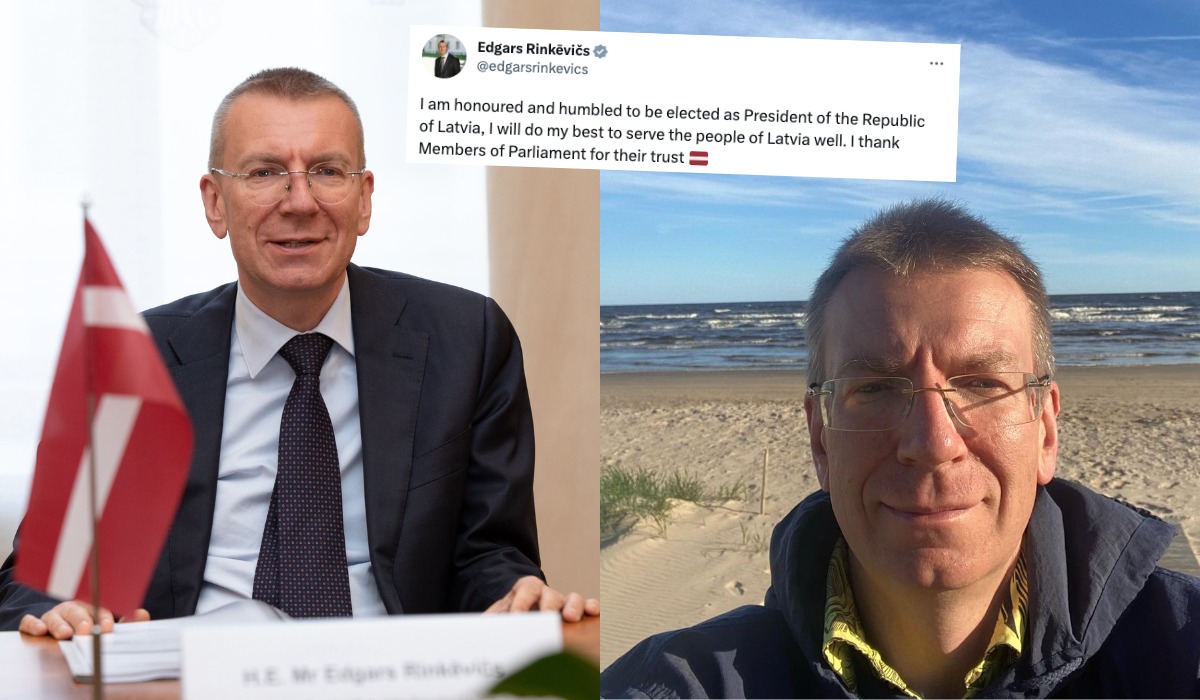Łotwa ma nowego prezydenta, Edgars Rinkevics jest gejem i ministrem spraw zagranicznych