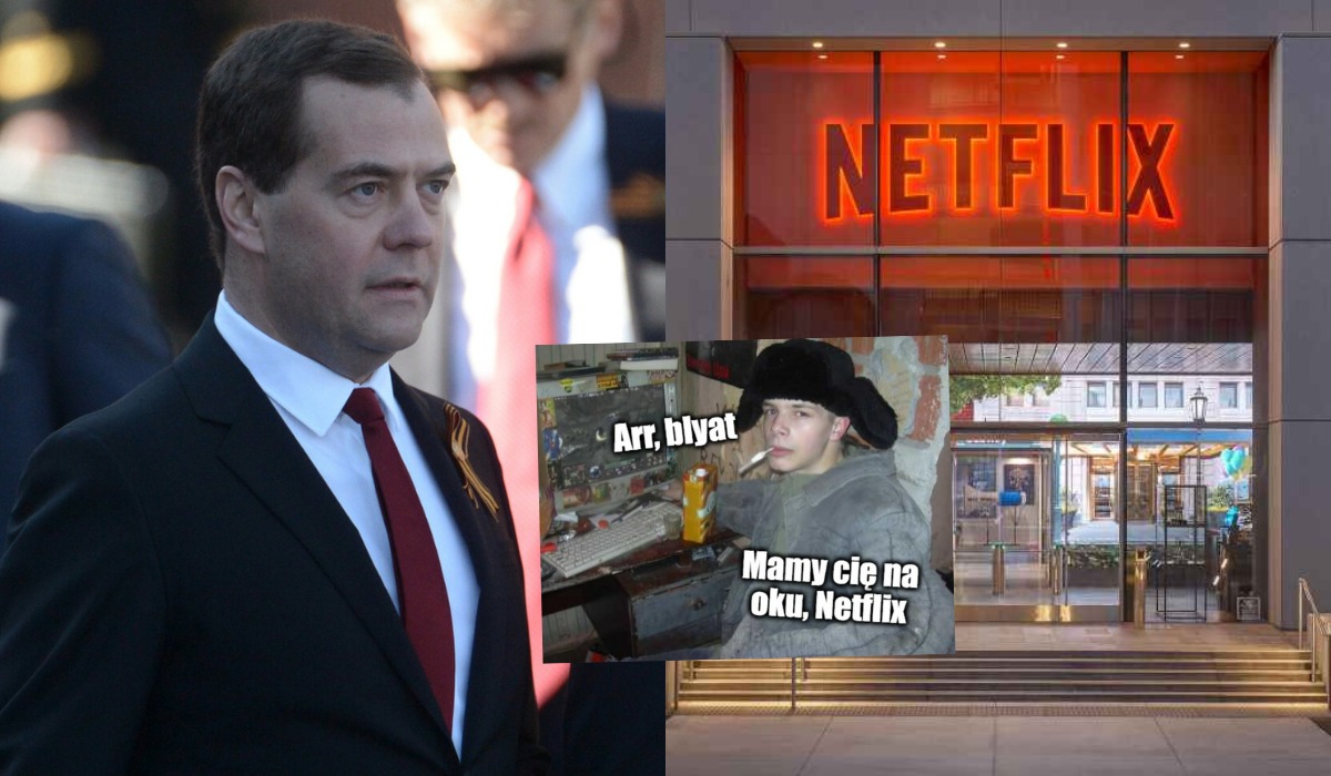 Miedwiediew z planem na obalenie Netflixa: wystarczy piracić ich seriale i rozpowszechniać dalej