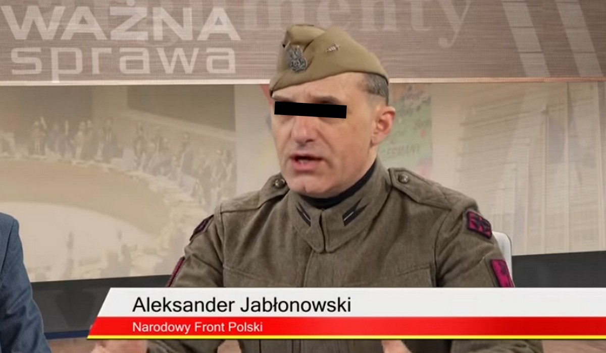 ABW wszczęła śledztwo w sprawie aktora-nacjonalisty "Aleksandra Jabłonowskiego"