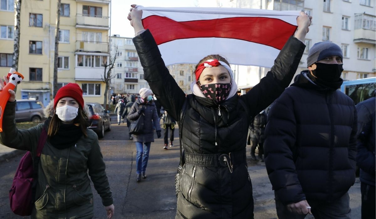 Mińsk: 120 dzień protestów, niezmordowani Białorusini idą w "Marszu Woli"