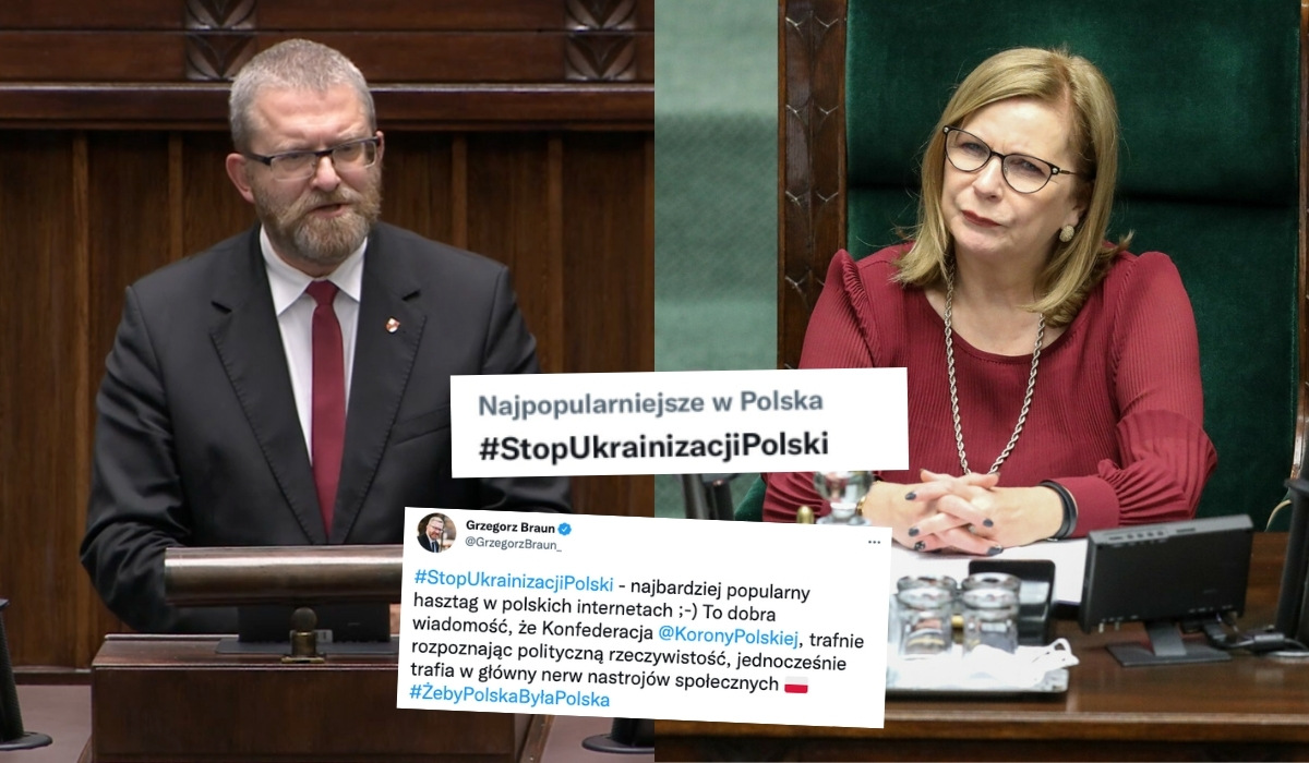 Marszałek Gosiewska pokłóciła się w Sejmie z Braunem: "Stop klakierom Putina, to może by wyjaśniło pana problem"