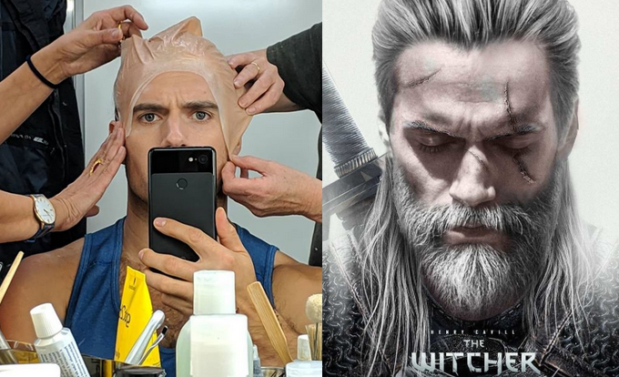 Henry Cavill pokazał zdjęcie z charakteryzacji do "Wiedźmina"