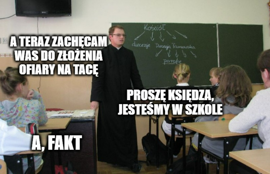 Wyborcza podlicza, ile państwo daje na Kościół: najwięcej pochłaniają lekcje religii