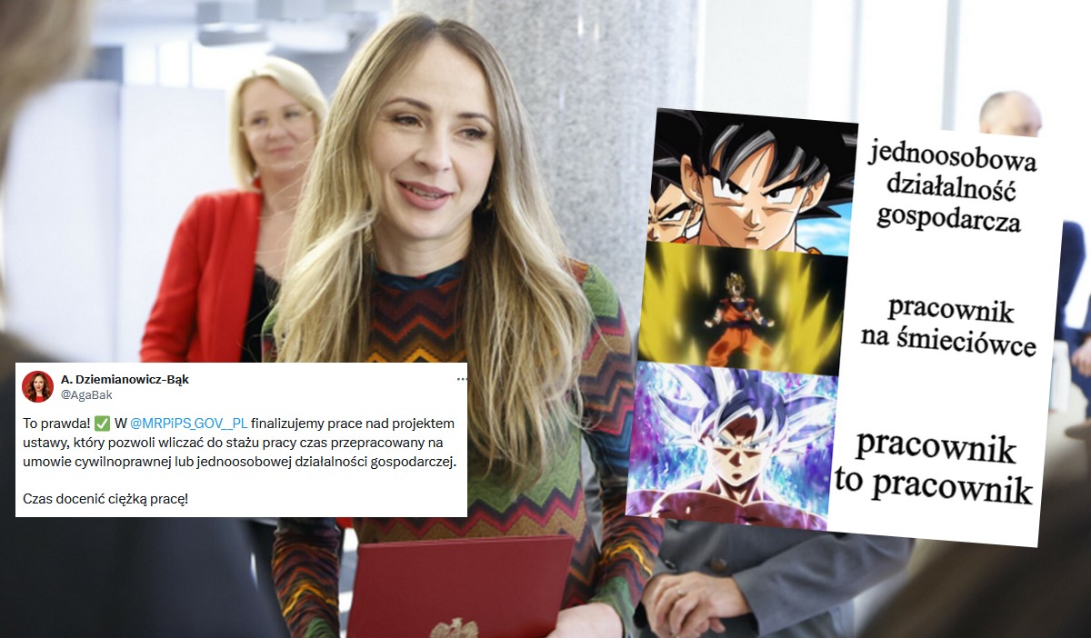 Dziemianowicz-Bąk: Polacy z historią śmieciowych umów będą mogli wliczyć je do stażu pracy