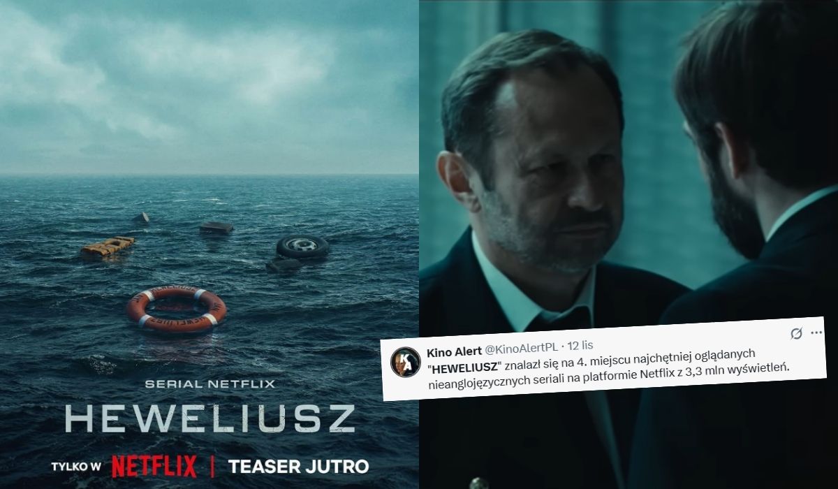 "Heweliusz" dogania "1670" w kategoriach najchętniej komentowanych premier polskich seriali w 2025 roku