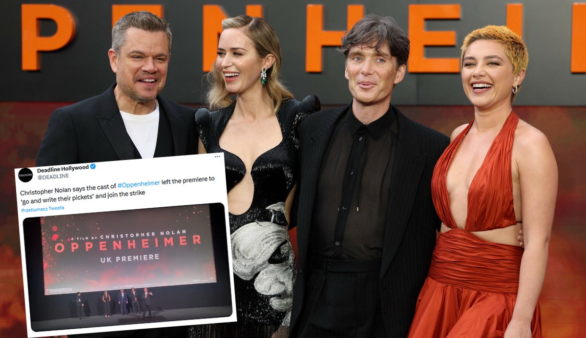 Hollywood strajkuje: gwiazdy Oppenheimera opuściły premierę w geście solidarności
