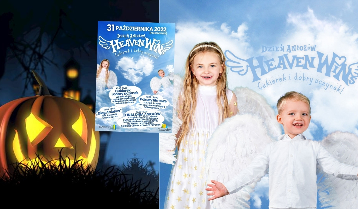 Siemianowice Śląskie chcą odhaloweenować 31 października i robią Święto Aniołów i dobrych uczynków