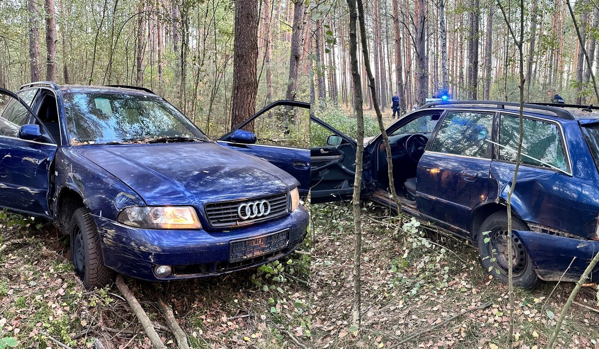 Wielbark: policjanci musieli strzelać, żeby przekonać kierowcę z zakazem prowadzenia do zatrzymania
