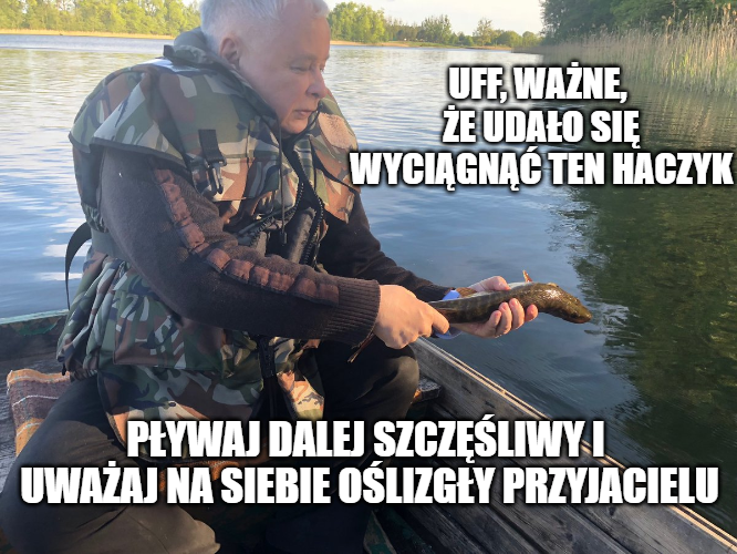 Czy Jarosław Kaczyński ma kartę wędkarską?