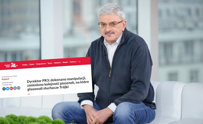 Dyrektor Trójki twierdzi, że to wszystko wina Marka Niedźwieckiego