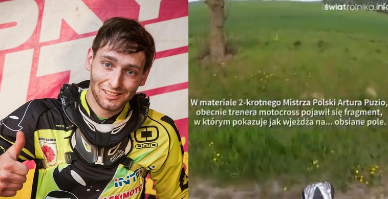 Znany motocrossowiec chwali się jazdą po polu. Rolnicy apelują: nie niszczcie naszych upraw i naszej pracy