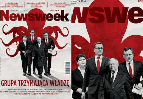 Ośmiornica PiS "Newsweeka": "Grupa trzymająca władzę"