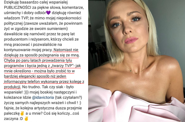 Kurdej-Szatan o zwolnieniu z TVP: można było to zrobić bardziej elegancko