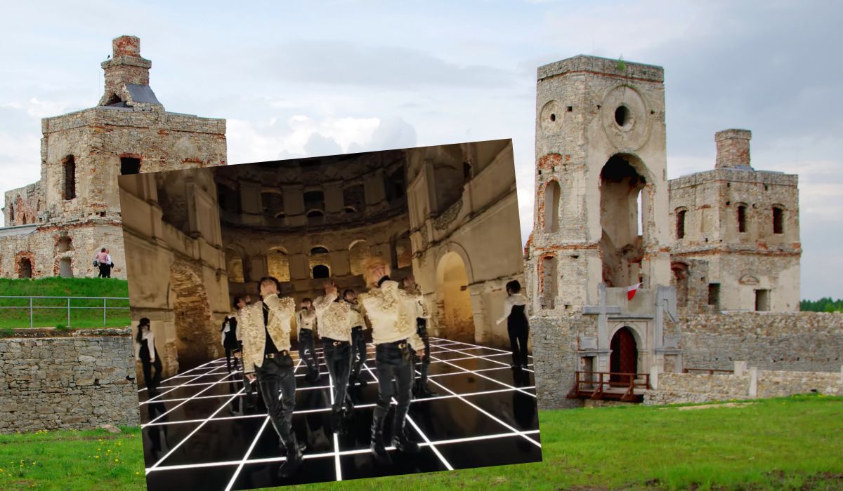 Nieszczęsny zamek Krzyżtopór zagrał w teledysku Enhypen, k-popowego zespołu