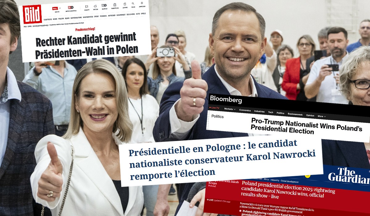 Zagraniczne media komentują wygraną Nawrockiego i wróżą poważny kryzys polityczny 