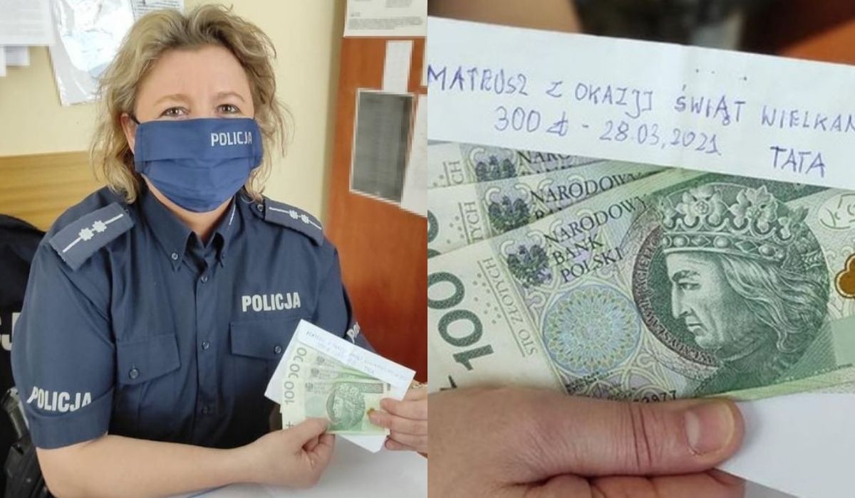 Słupsk: policja znalazła trzy stówy "dla Mateusza" i teraz szukają właściwego, żeby dać mu pieniądze