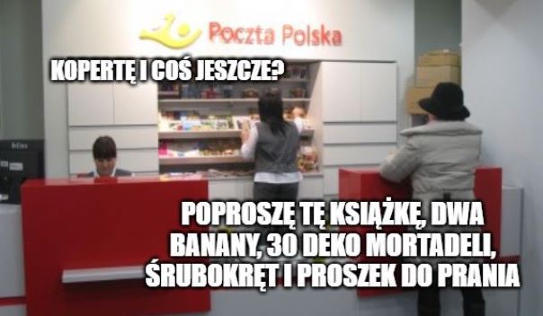 Poczta Polska traktowana jako sieć sklepów: znaczny wzrost sprzedaży książek