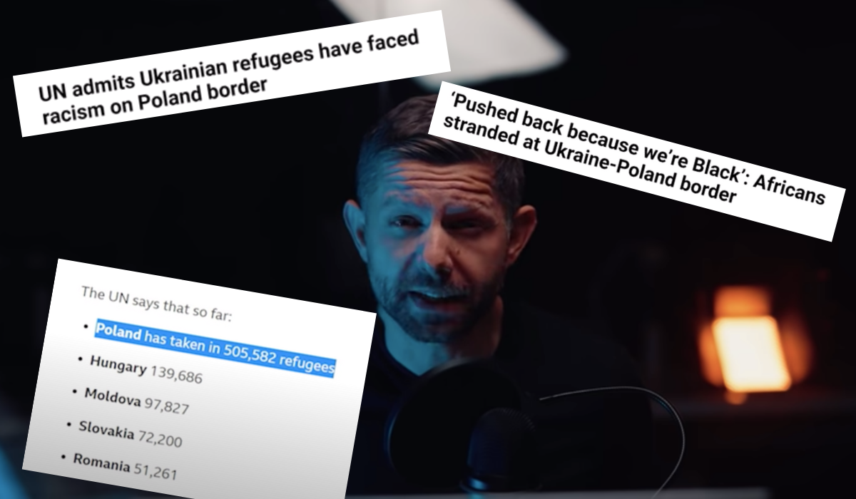 Fake newsy o Polsce i polskim wsparciu Ukrainy w zachodnich mediach, Sadowski kontruje