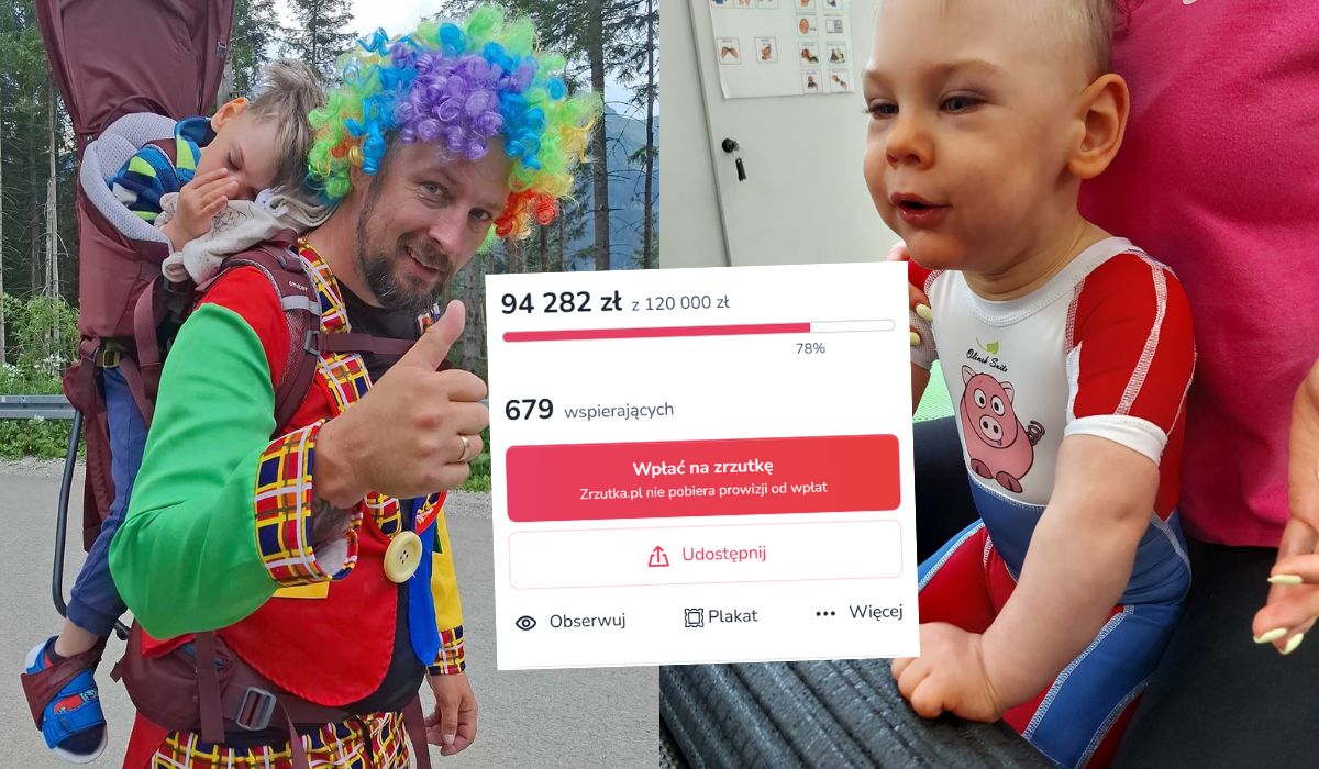 Trwa zbiórka na małego Samuela, żeby mógł zacząć widzieć co tata dla niego robi