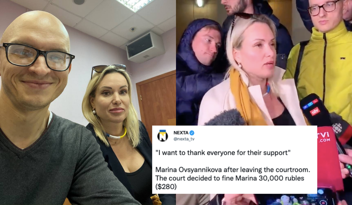 Dziennikarka wyjaśnia, dlaczego protestowała w rosyjskiej TV. Dostała grzywnę 30 tysięcy, na szczęście rubli