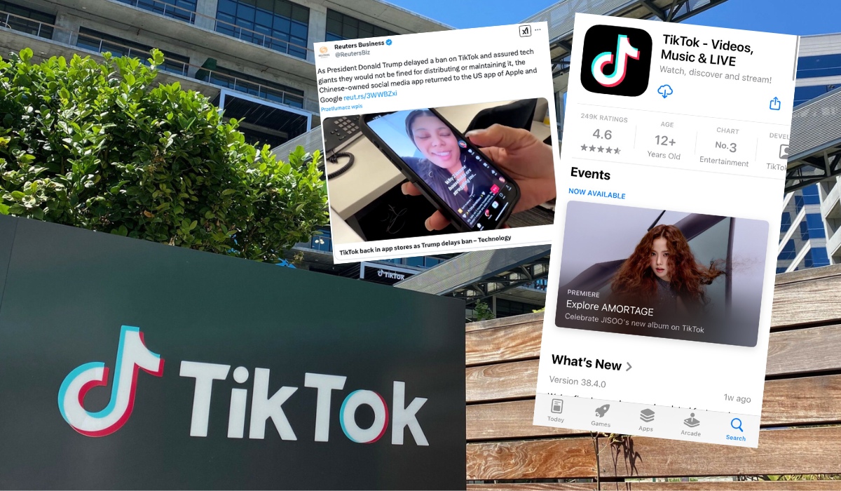 TikTok po cichutku wrócił do USA, można normalnie go ściągnąć i na razie chiński gigant ma spokój
