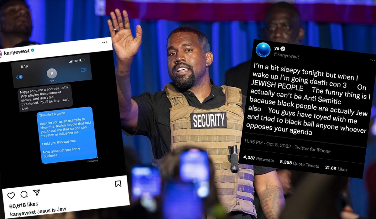 Konto Kanye Westa na Instagramie zostało zawieszone, więc poszedł odreagować na Twittera, ale tam też został zawieszony