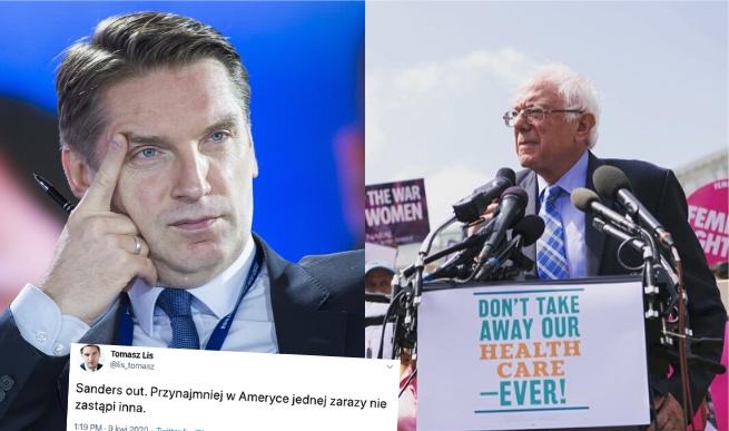 Tomasz Lis: "Sanders out. Przynajmniej w Ameryce jednej zarazy nie zastąpi inna"
