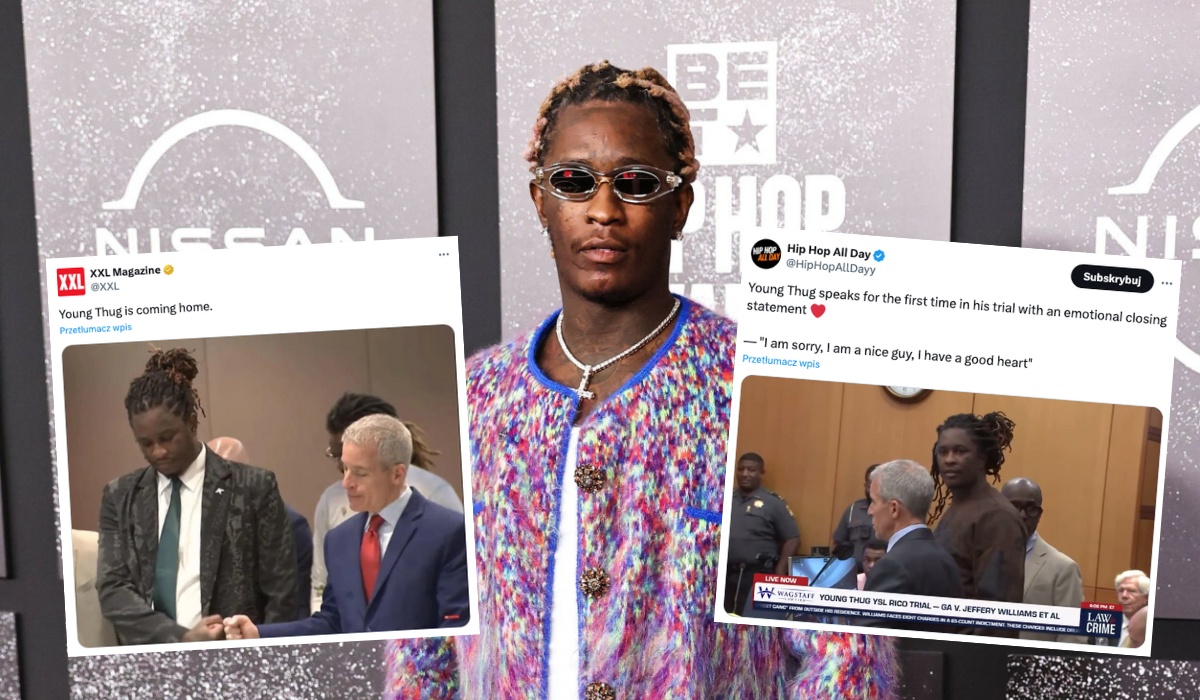 Young Thug, raper skazany na 40 lat, wychodzi z więzienia 