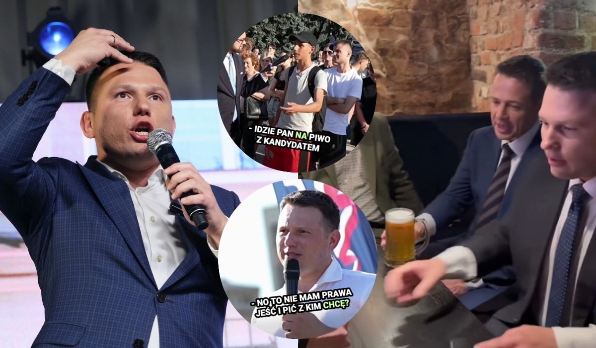 Mentzen obraził się na swojego wyborcę, który otworzył stare rany i przypomniał mu piwo z Trzaskowskim