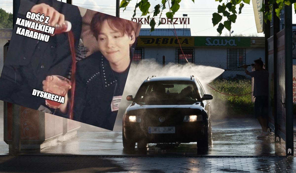 Kwidzyn: gość wykopał część karabinu maszynowego i skoczył na myjnię żeby ją sobie umyć