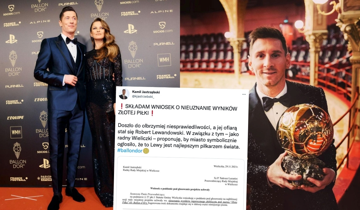 Wieliczka: radny domaga się uchwały, wg której Lewandowski to najlepszy piłkarz świata, a nie ten szachraj Messi