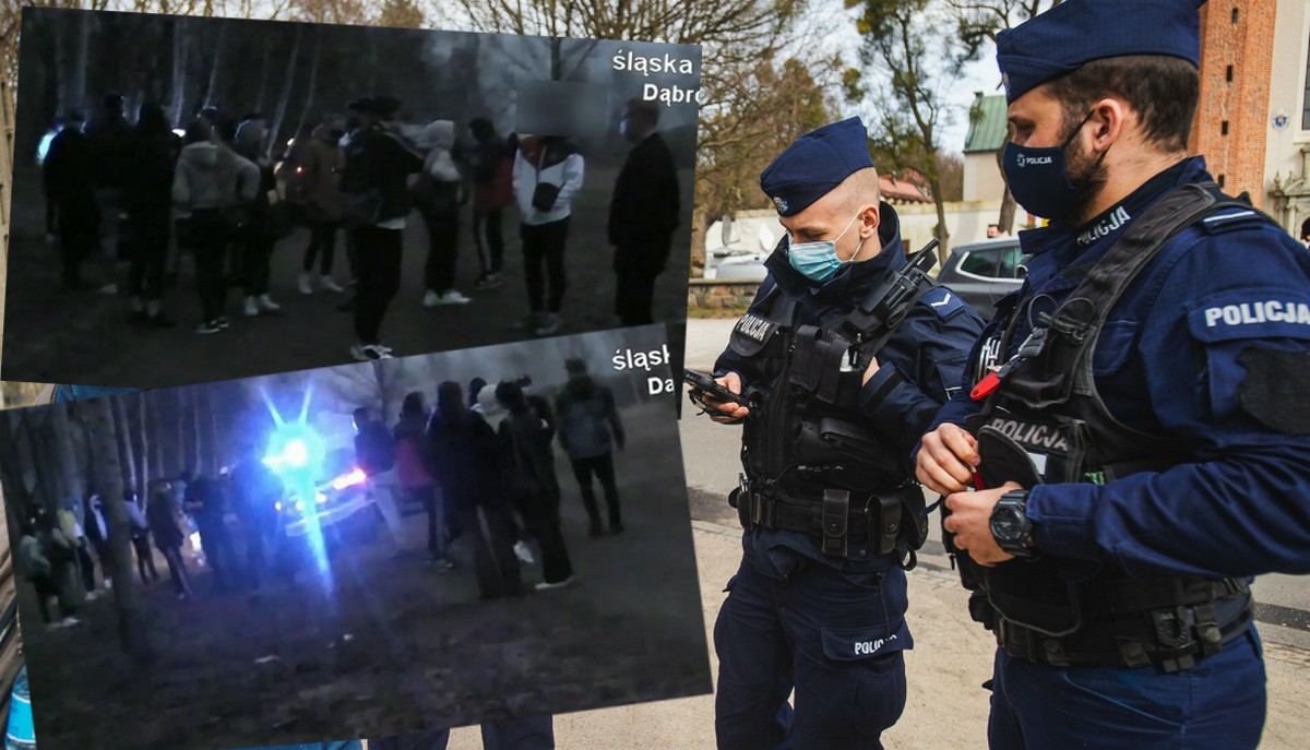 Dąbrowa Górnicza: policja wjechała na huczną 18-tkę, na której bawiły się 123 osoby