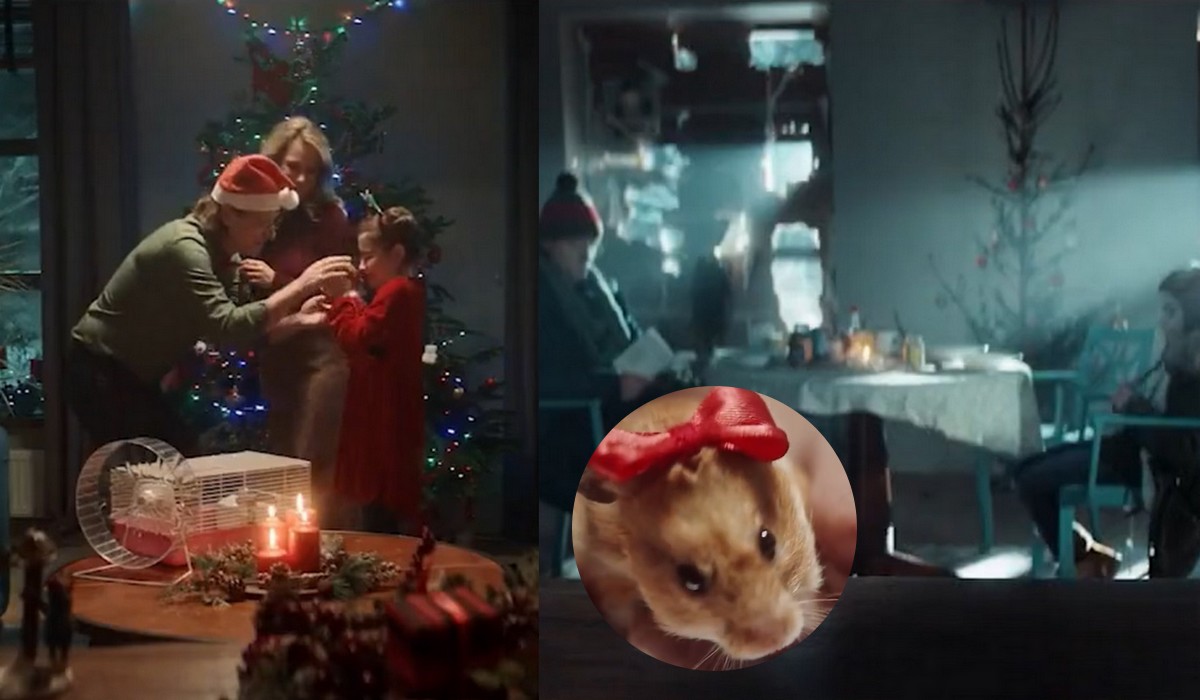 Rosja wypuściła propagandowy spot, w którym straszy Europejczyków wigilijną zupą z chomika