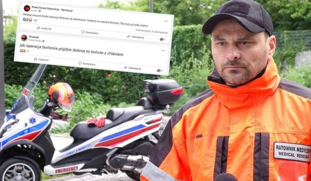 Znany ratownik, Borkoś, miał wypadek i wszyscy trzymają kciuki, żeby chłop z tego wyszedł