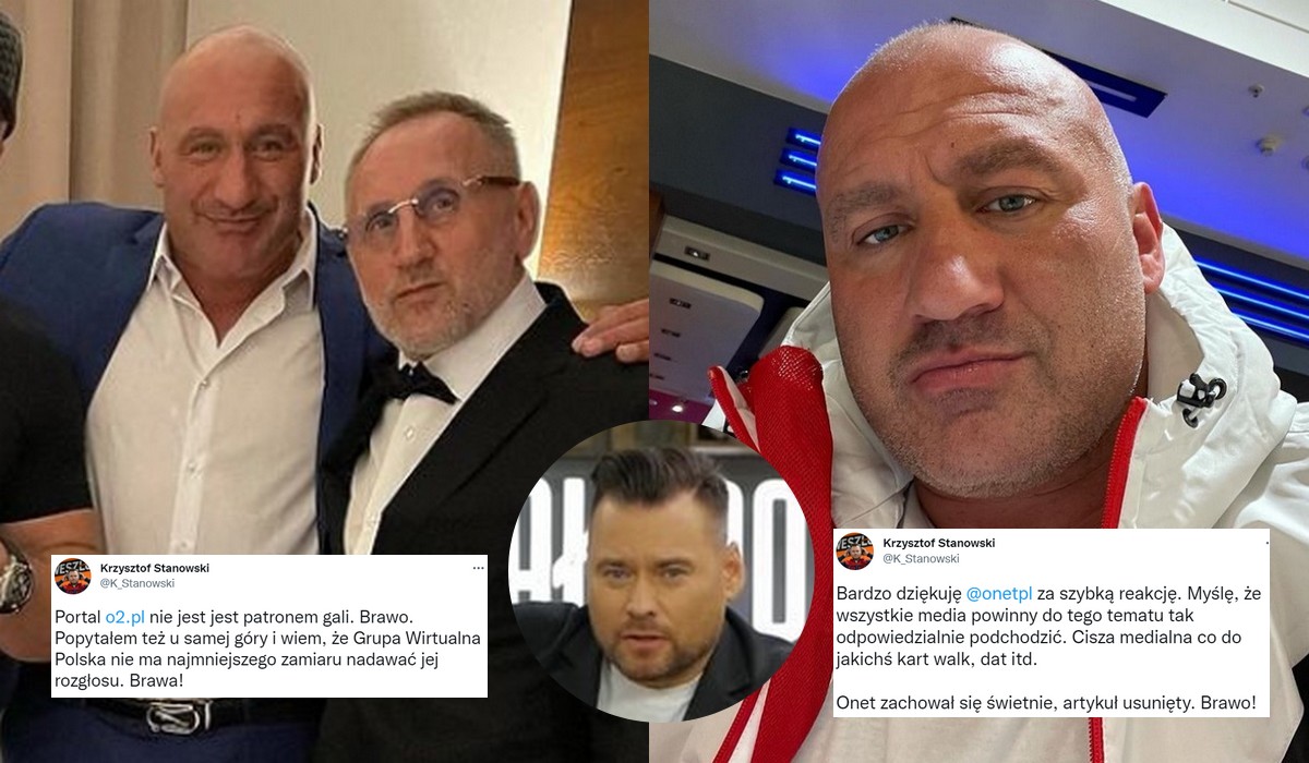 Serwis o2.pl wycofał się z patronatu medialnego gali Najmana, impreza coraz bardziej zagrożona