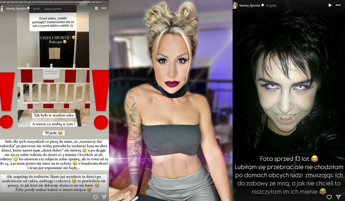 Blanka Lipińska odradza dawanie cukierków na Halloween: "nie widzę powodu, aby wydawać kasę na obce dzieci"