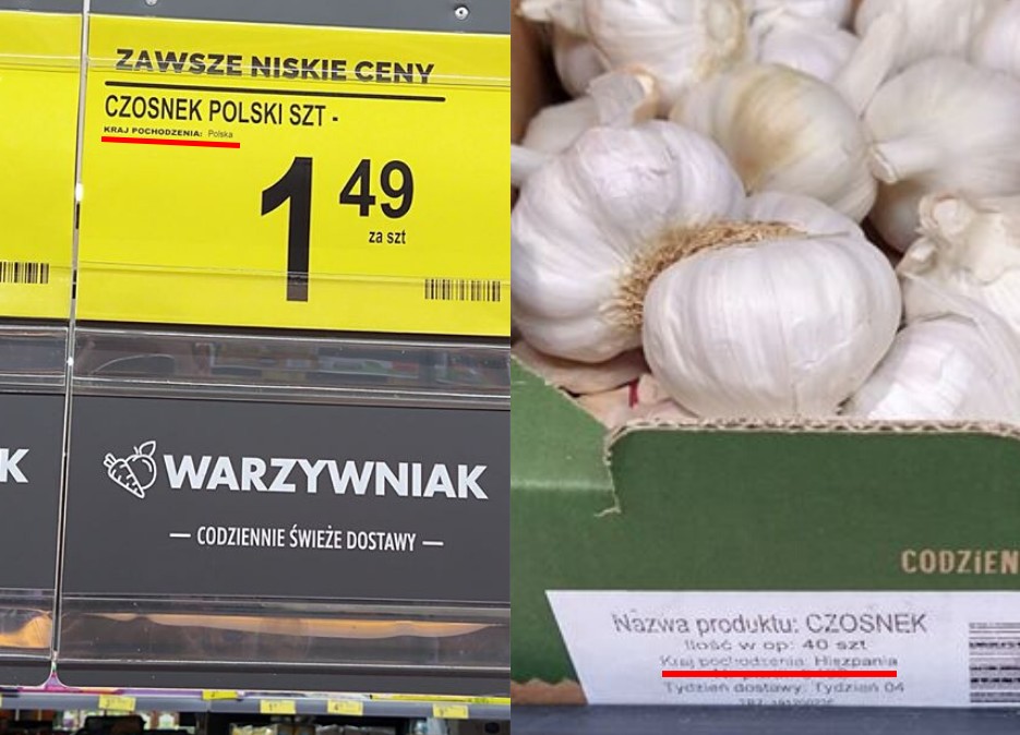 UOKiK potwierdza, klientów regularnie robi się w wała informacjami o pochodzeniu owoców i warzyw