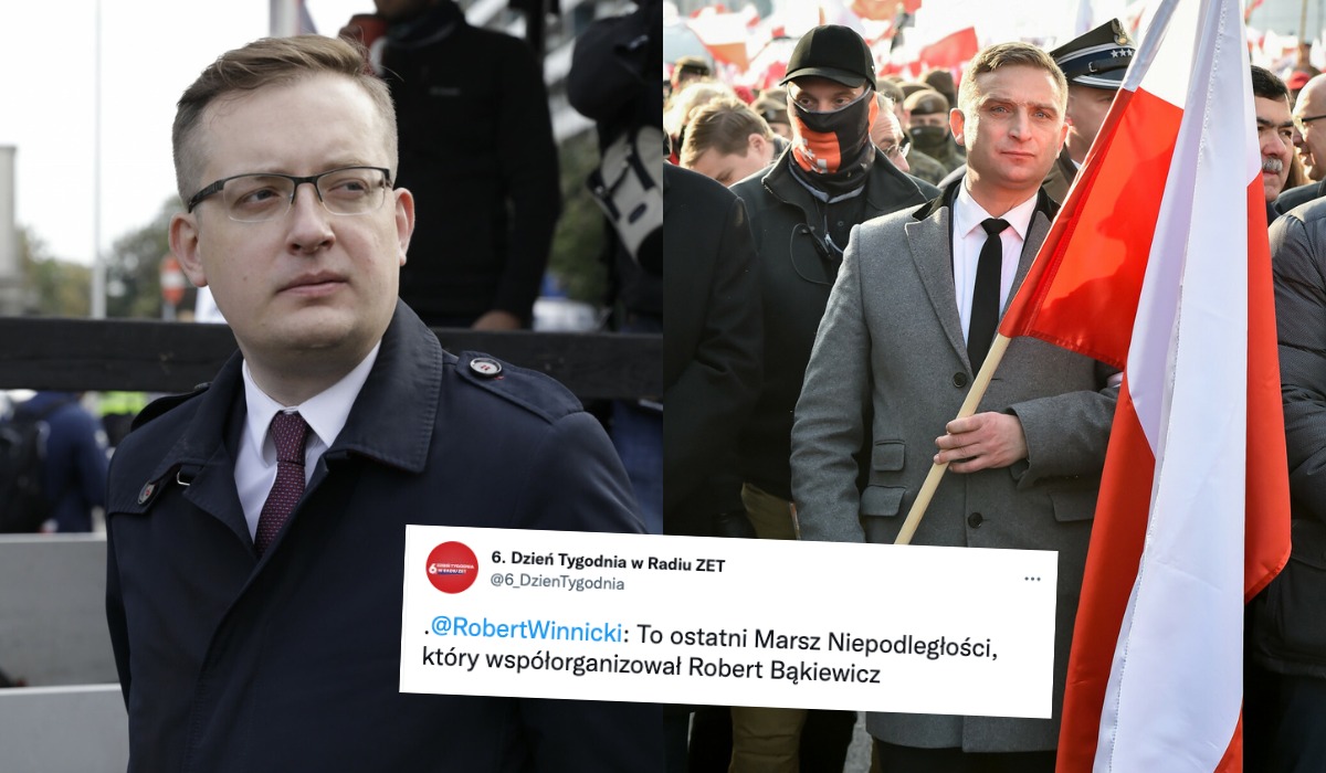 Iskrzy między narodowcami: Winnicki zapowiada rychłe odsunięcie Bąkiewicza od Marszu Niepodległości