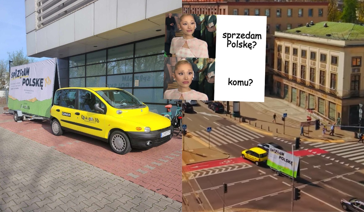 Bezbożna multipla z hasłem "Sprzedam Polskę" ruszyła w trasę po kraju