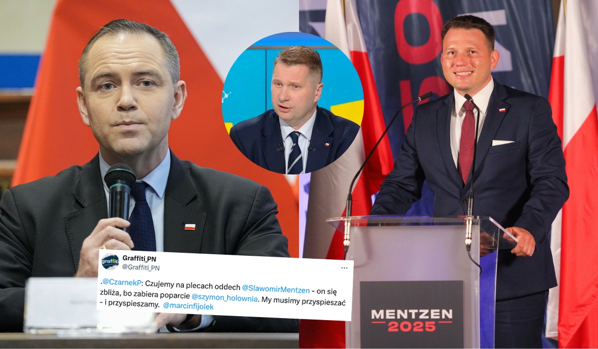 Czarnek przyznaje, że PiS czuje oddech Mentzena na plecach, realnie może pokonać Nawrockiego