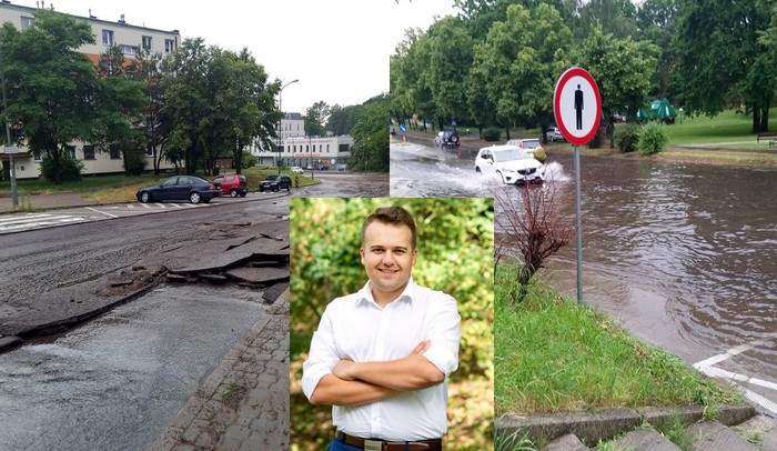 Prezydent Starachowic: betonoza i zmiany klimatu, przyznaję, dołożyłem do tego swoją cegiełkę