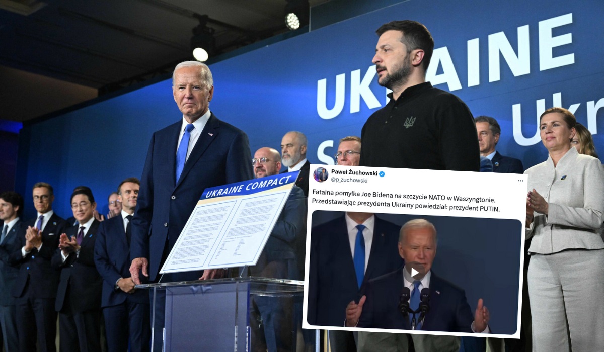 Bidenowi znowu się pomerdało, tym razem pomylił Zełenskiego z Putinem