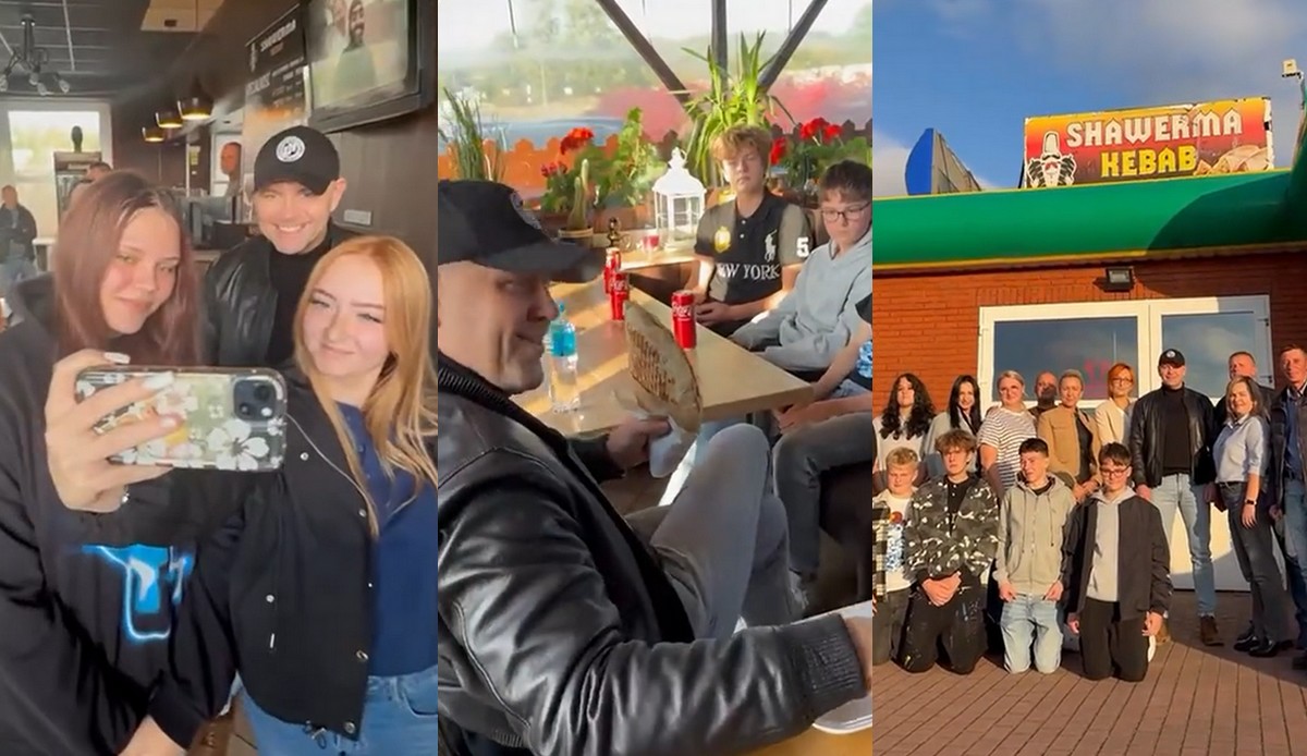 Karol Nawrocki dotrzymał słowa i zabrał dzieci na kebaba