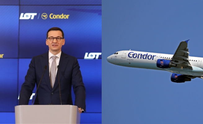 Morawiecki: LOT przejmie niemieckiego przewoźnika Condor Air, i dobrze tak Niemcom jednym