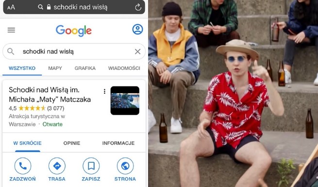 Schodki nad Wisłą zyskały patrona, Michała "Matę" Matczaka