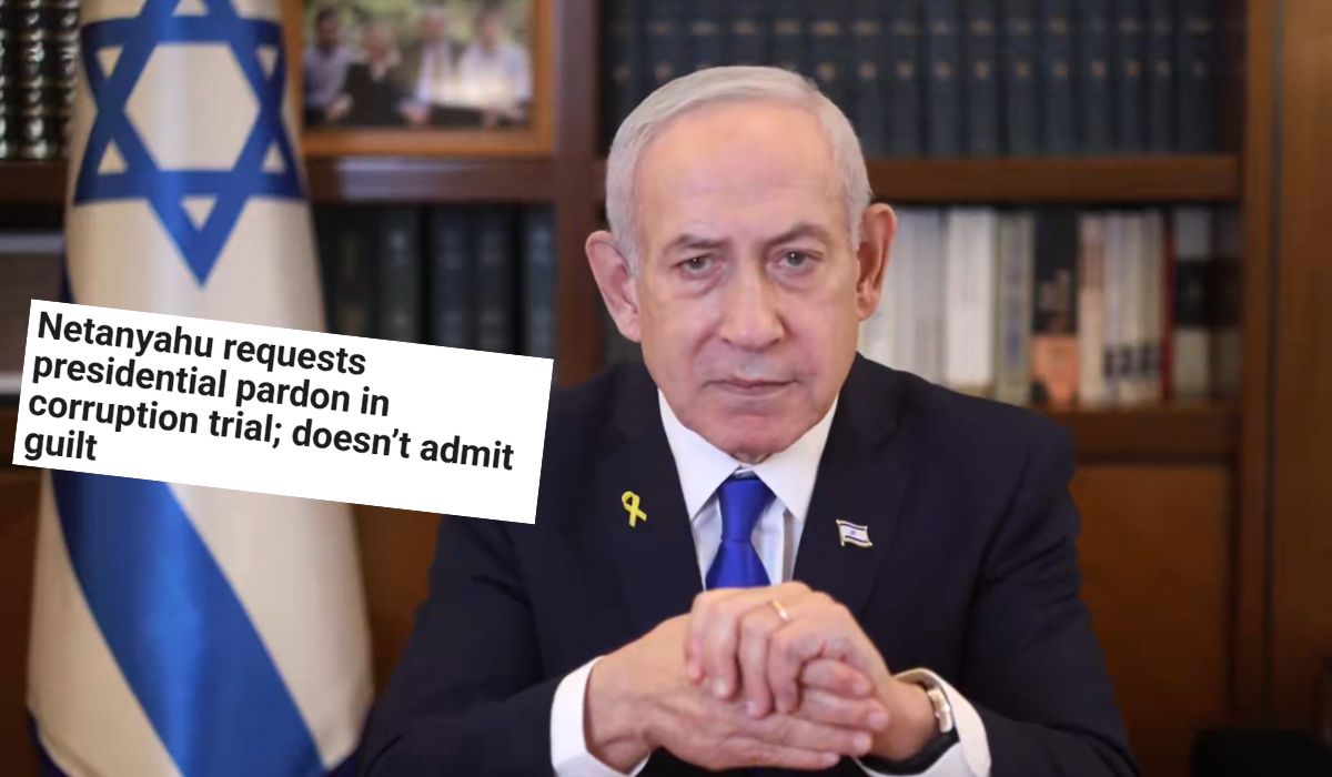 Netanjahu prosi prezydenta Izraela o łaskę i apeluje o pilne pojednanie narodowe