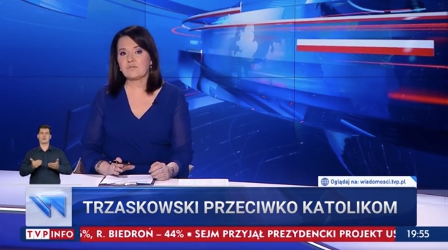 Wiadomości w filozoficznym nastroju, obawiają się, że "Trzaskowski wierzy w Boga Spinozy"